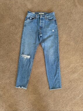 Levi's Light Blue Wedgie High-Rise Jeans - Size 25